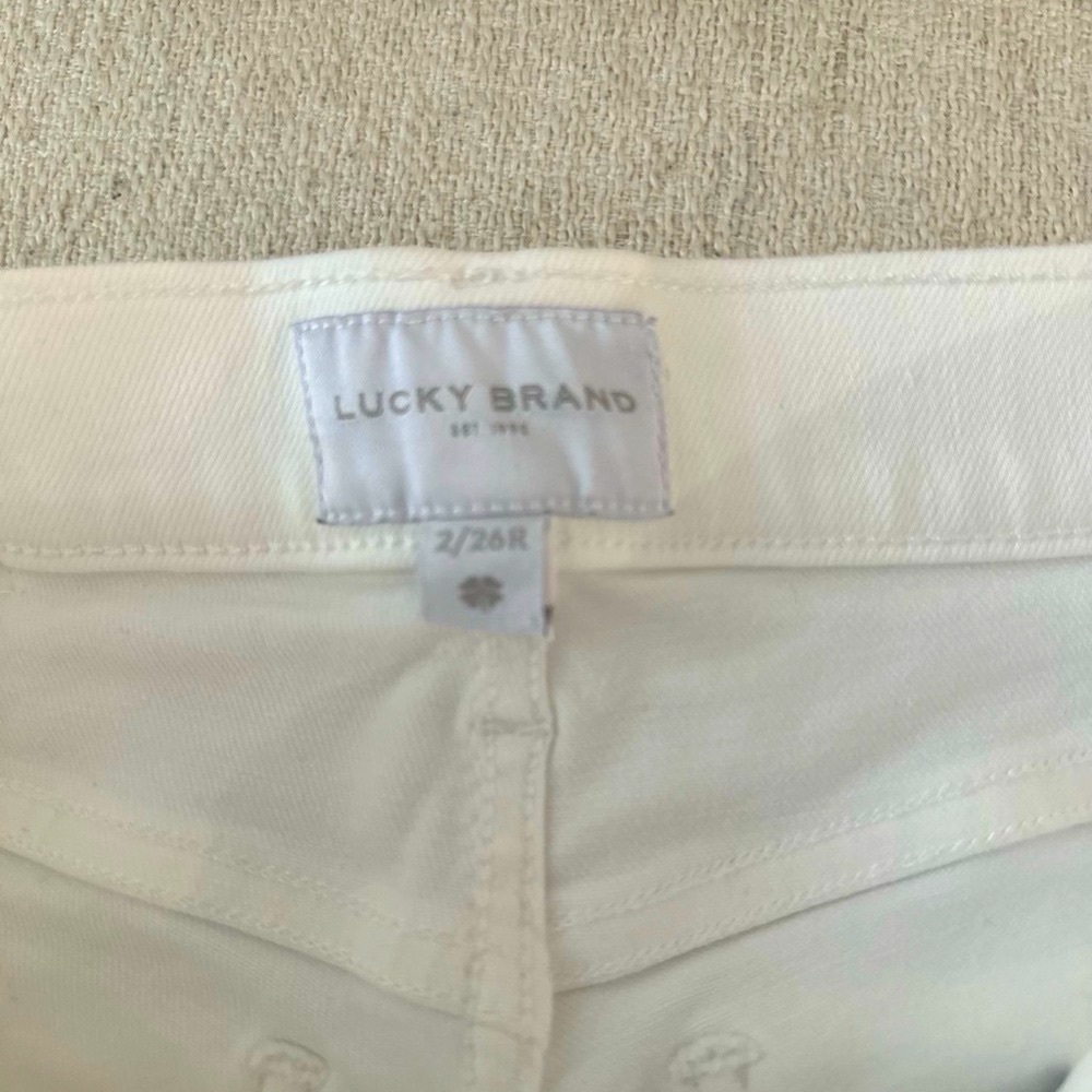 Lucky Brand White Lightweight Jeans